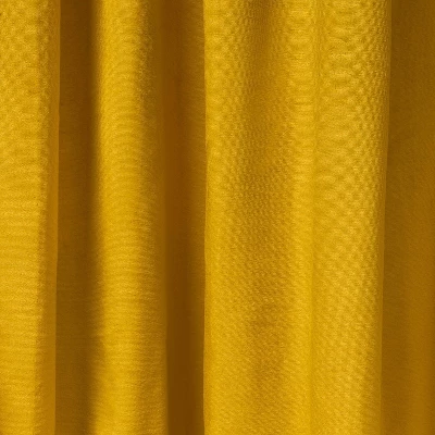 1pc Light Filtering Velvet Macrame Trim Window Curtain Panel - Opalhouse™ Designed With Jungalow™ 5 1pc Light Filtering Velvet Macrame Trim Window Curtain Panel - Opalhouse™ Designed With Jungalow™ - Image 3
