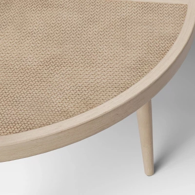 Leona 46" Round Crushed Bamboo Stamped Steel Top Patio Dining Table - Opalhouse™ 4 Leona 46" Round Crushed Bamboo Stamped Steel Top Patio Dining Table - Opalhouse™ - Image 2