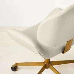 Mahonia Faux Leather Office Chair Cream/Aged Brass - Opalhouse™ Designed With Jungalow™ 11 Mahonia Faux Leather Office Chair Cream/Aged Brass - Opalhouse™ Designed With Jungalow™ -Opalhouse™ GUEST 3f7c3942 9986 4909 9772 5880d96ce1e9