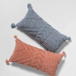 Oversize Embroidered Textured Lumbar Throw Pillow - Opalhouse™ 11 Oversize Embroidered Textured Lumbar Throw Pillow - Opalhouse™ -Opalhouse™ GUEST 412a54b4 ac2e 4867 9a69 457e185d6f3e