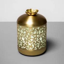 200ml Metal Flower Cutout Color-Changing Oil Diffuser Gold - Opalhouse™ -Opalhouse™ GUEST 44e22fef b752 428e ae3a 4df4cea219ac