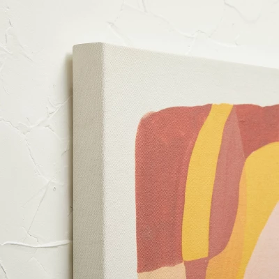 24" X 30" Floral Abstract Unframed Wall Canvas Pink - Opalhouse™ Designed With Jungalow™ 4 24" X 30" Floral Abstract Unframed Wall Canvas Pink - Opalhouse™ Designed With Jungalow™ - Image 2