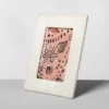 4" X 6" Embossed Ceramic Frame White - Opalhouse™ -Opalhouse™ GUEST 47c68c43 ed5d 4c77 964f 5b19d4ff5aaa