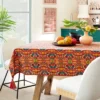84" X 60" Cotton Calling In The Abundance Tablecloth With Tassels - Opalhouse™ Designed With Jungalow™ 2 84" X 60" Cotton Calling In The Abundance Tablecloth With Tassels - Opalhouse™ Designed With Jungalow™ -Opalhouse™ GUEST 4d6606e4 454e 431e bd7b fd8a5e941f4b