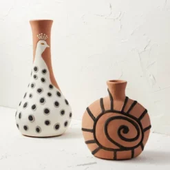 Spiral Shell Terracotta Vase Brown - Opalhouse™ Designed With Jungalow™ 7 Spiral Shell Terracotta Vase Brown - Opalhouse™ Designed With Jungalow™ -Opalhouse™ GUEST 5c2b58ed 0b3f 454c 91fa 9f37f0275e13