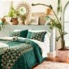 Full/Queen Printed Comforter & Sham Set Teal - Opalhouse™ Designed With Jungalow™ -Opalhouse™ GUEST 62c0d119 3b39 4e0a bc51 14fae64ad22e