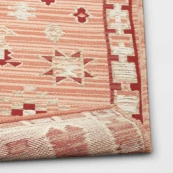 7'x10' Tapestry Rectangular Woven Outdoor Area Rug Red/Pink - Opalhouse™ 7 7'x10' Tapestry Rectangular Woven Outdoor Area Rug Red/Pink - Opalhouse™ -Opalhouse™ GUEST 77b641b6 dcd1 40f9 b161 7be739e1e714 1