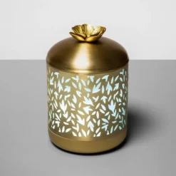 200ml Metal Flower Cutout Color-Changing Oil Diffuser Gold - Opalhouse™ -Opalhouse™ GUEST 79f633fb 24ef 4306 8f5c 08721e2e4a3a