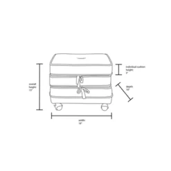Marin Stackable Pouf With Casters - Opalhouse™ Designed With Jungalow™ 13 Marin Stackable Pouf With Casters - Opalhouse™ Designed With Jungalow™ -Opalhouse™ GUEST 7b9ecb5e 9626 4b0f abc1 fd2c0a06f868