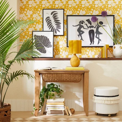 36" X 24" Paper Dolls 3D Collage Framed Art Black - Opalhouse™ Designed With Jungalow™ 3 36" X 24" Paper Dolls 3D Collage Framed Art Black - Opalhouse™ Designed With Jungalow™