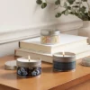 12.15oz Tin Gift Set Silver With Embossed Lid Blue Candle - Opalhouse™ -Opalhouse™ GUEST 91f32ea4 10f7 495c 8e69 e1750bc786de