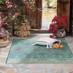 5' X 7' Outdoor Rug Global Aqua - Opalhouse™ -Opalhouse™ GUEST 936c44a1 952b 47a4 8745 a9387e952bdc