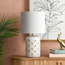 Opalhouse™ 48 Diamond Cutout Table Lamp With Lit Base - Opalhouse™