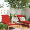 7'x10' Scandi Asymmetrical Rectangular Woven Outdoor Area Rug Bright Peach - Opalhouse™ -Opalhouse™ GUEST 980d6668 aacf 49f0 a3f2 481e0889e950