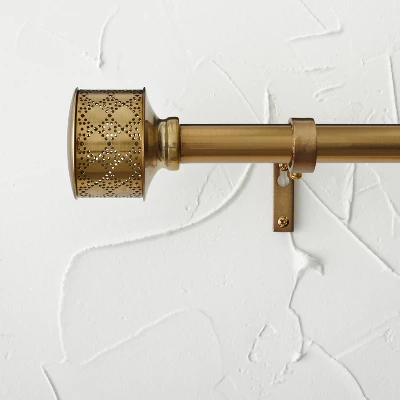 Pierced Drum Curtain Rod Brass - Opalhouse™ Designed With Jungalow™ 5 Pierced Drum Curtain Rod Brass - Opalhouse™ Designed With Jungalow™ - Image 3