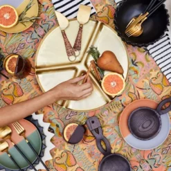 5pc Stainless Steel Silverware Set Black/Gold - Opalhouse™ Designed With Jungalow™ 8 5pc Stainless Steel Silverware Set Black/Gold - Opalhouse™ Designed With Jungalow™ -Opalhouse™ GUEST 9c600b8c 28d5 45e2 a4c3 ad1088a92ce8