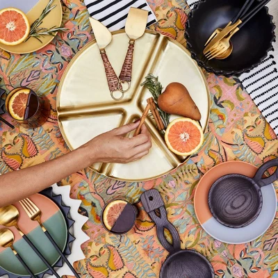 5pc Stainless Steel Silverware Set Black/Gold - Opalhouse™ Designed With Jungalow™ 5 5pc Stainless Steel Silverware Set Black/Gold - Opalhouse™ Designed With Jungalow™ - Image 3