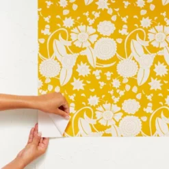 Idris Flower Wallpaper Pharaoh Gold - Opalhouse™ Designed With Jungalow™ 7 Idris Flower Wallpaper Pharaoh Gold - Opalhouse™ Designed With Jungalow™ -Opalhouse™ GUEST afa3c2c7 d4a3 4da6 989a 5ea8e7d3bc25