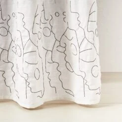 In This Together Shower Curtain White - Opalhouse™ Designed With Jungalow™ -Opalhouse™ GUEST d2a7877a d4db 4b9e ad97 8fecab59e560
