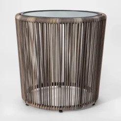 Latigo 3pc Rattan Patio Chat Set, Outdoor Furniture Set - Gray/Brown - Opalhouse™ -Opalhouse™ GUEST d8cebc9c de65 46b7 835c a1ae4a0dd376