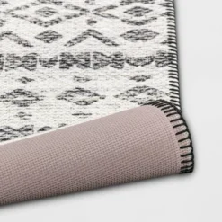 Diamond Printed Accent Aztec Rug Black - Opalhouse™ -Opalhouse™ GUEST e3046680 f1c2 4786 85e6 13127e4d5137