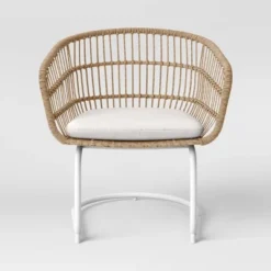 Southport 3pc Motion Patio Chat Set With Metal Legs - Natural/White - Opalhouse™ -Opalhouse™ GUEST ea1d8bdf f36f 42af a1fd 69e5c21c1649