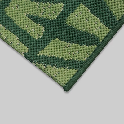 7'x10' Tonal Outdoor Rug Green - Opalhouse™ 3 7'x10' Tonal Outdoor Rug Green - Opalhouse™